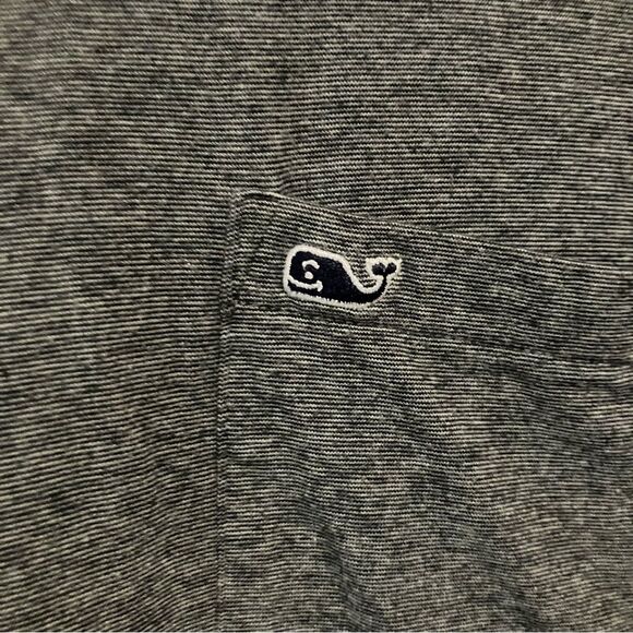 Vineyard Vines Edgartown Hooded Long Sleeve T-Shirt Dark Gray Whale Size Large - Picture 7 of 13
